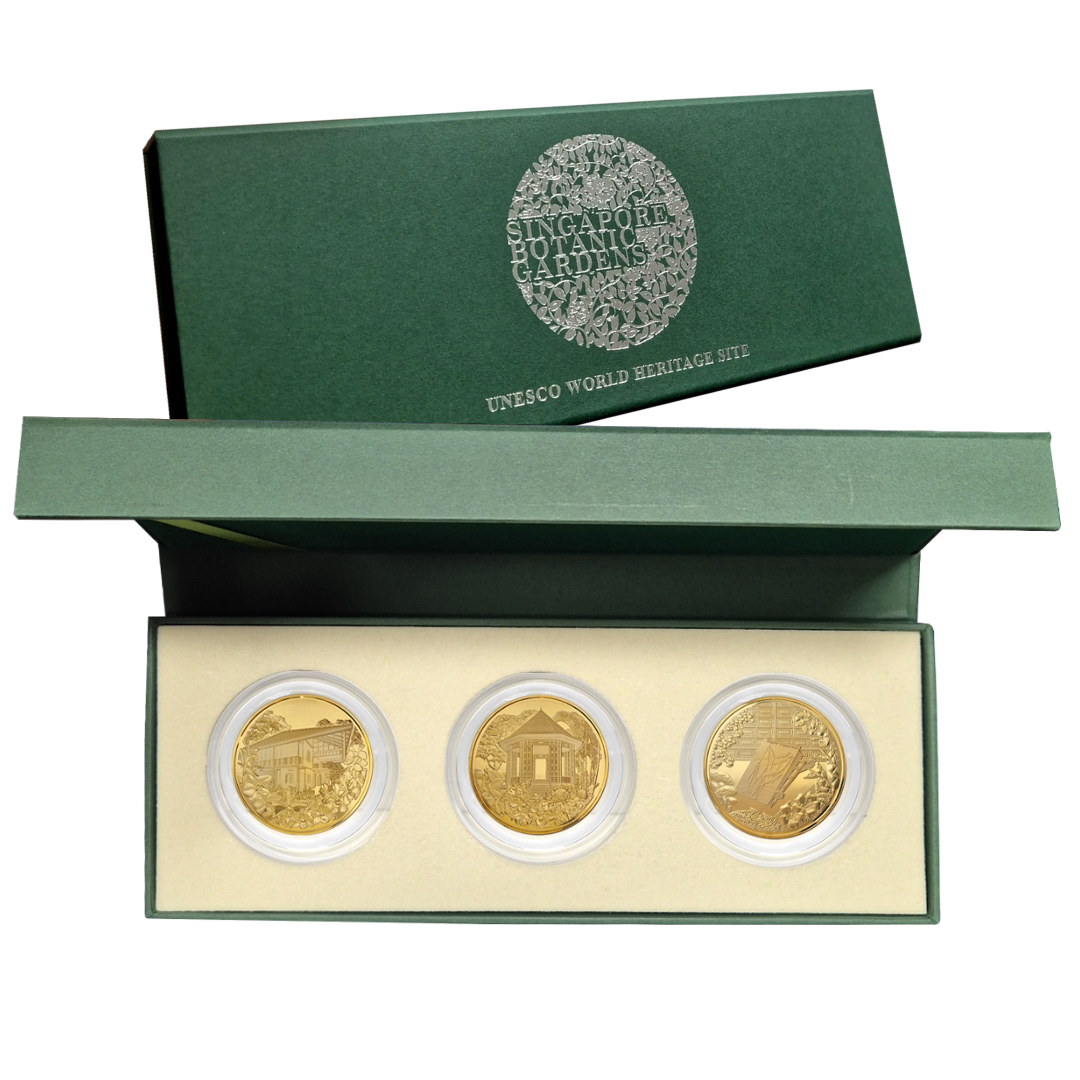 3-in-1 24K Gold-plated Medallion Set
